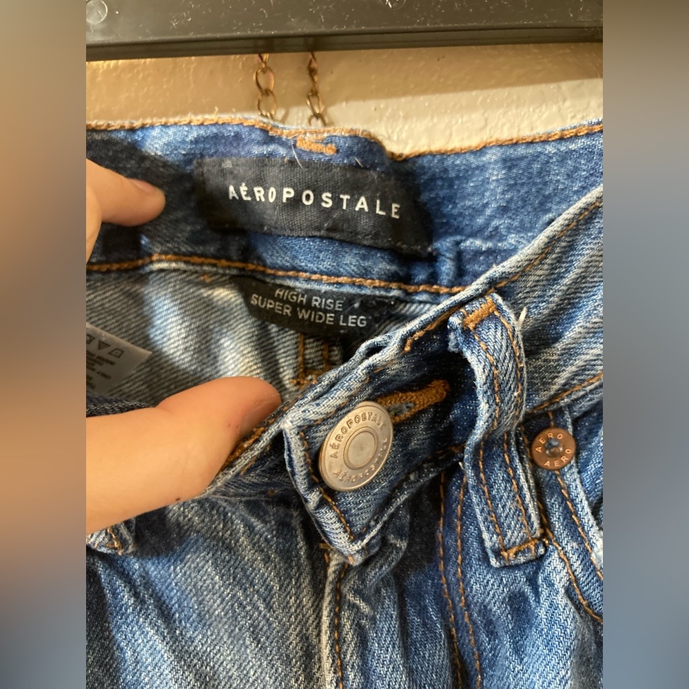 Aeropostale high rise wide leg baggy jeans